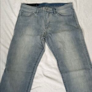 Armani Exchange Straight Leg Light Blue Jeans